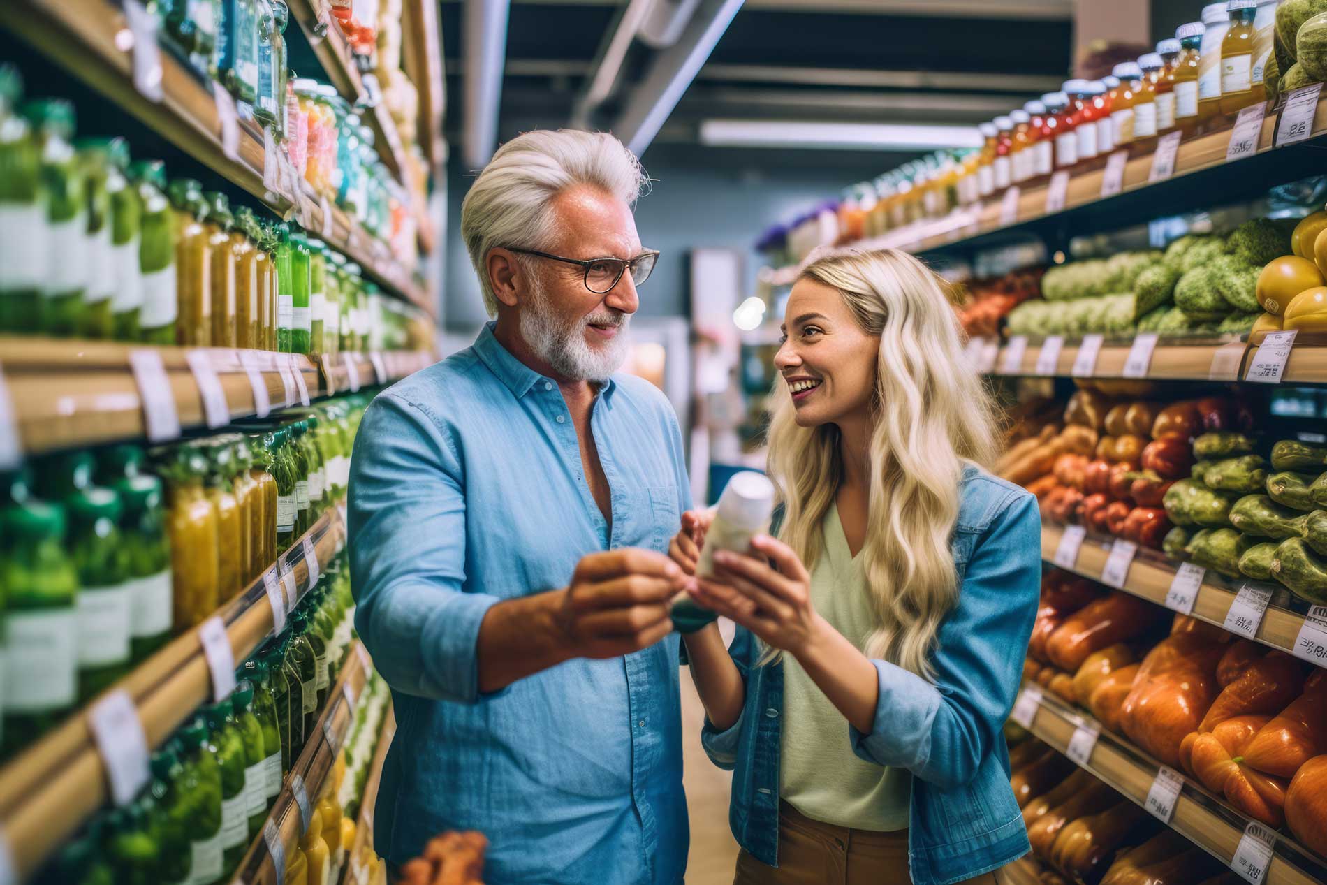 A nutritionist guiding a client